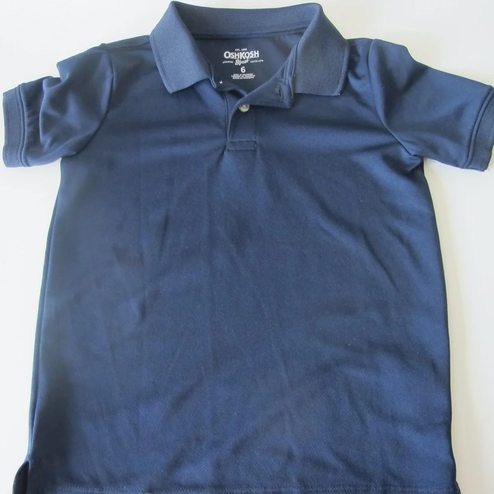 Bundle of 3 OshKosh B'Gosh & Old Navy Boy's Collared Shirts Size 6 & Small GUC